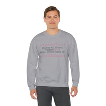 Load image into Gallery viewer, I Can Do All Things Through Spite Which Strengthens Me Unisex Crewneck Sweatshirt