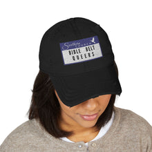 Load image into Gallery viewer, Embroidered Bible Belt Queers Distressed Dad Hat