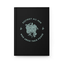 Load image into Gallery viewer, Medusa Destroy All Men Hardcover Journal
