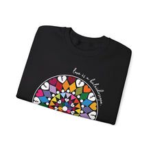 Load image into Gallery viewer, Love is a Kaleidoscope Unisex Sweatshirt