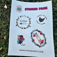 Load image into Gallery viewer, PTSFeminist Sticker Sheets