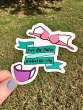 Load image into Gallery viewer, Free the Titties Protect the City Sticker
