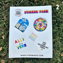 Load image into Gallery viewer, PTSFeminist Sticker Sheets