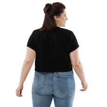 Load image into Gallery viewer, Screaming Into The Void Black Crop Tee