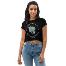 Load image into Gallery viewer, Medusa Destroy All Men Crop Tee