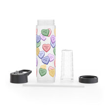 Load image into Gallery viewer, Love is a Verb Infuser Water Bottle