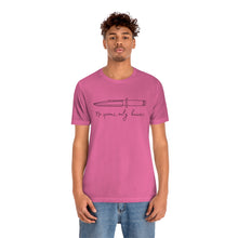 Load image into Gallery viewer, No Spoons Only Knives Unisex Tee