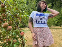 Load image into Gallery viewer, Bible Belt Queers Marquee Crop Top