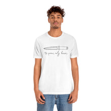Load image into Gallery viewer, No Spoons Only Knives Unisex Tee
