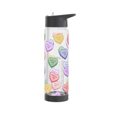 Load image into Gallery viewer, Love is a Verb Infuser Water Bottle
