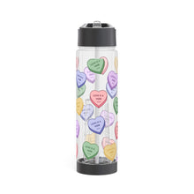 Load image into Gallery viewer, Love is a Verb Infuser Water Bottle