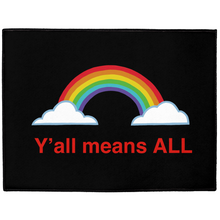 Load image into Gallery viewer, Indoor/Outdoor Floor Mats - Y’All Means All In Black