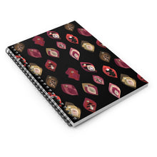 Load image into Gallery viewer, Vulva Collage Spiral Notebook - Ruled Line