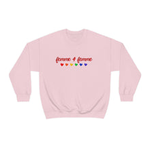 Load image into Gallery viewer, Femme 4 Femme Unisex Crewneck Sweatshirt
