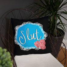Load image into Gallery viewer, Slut Doily Pillow