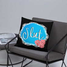 Load image into Gallery viewer, Slut Doily Pillow