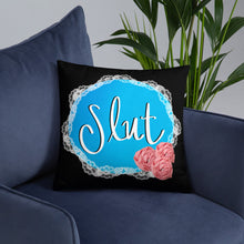 Load image into Gallery viewer, Slut Doily Pillow