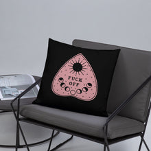 Load image into Gallery viewer, Fuck Off Ouiji Planchette Pillow