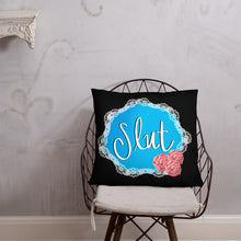 Load image into Gallery viewer, Slut Doily Pillow