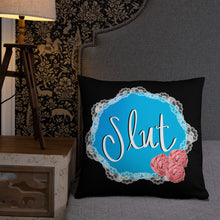 Load image into Gallery viewer, Slut Doily Pillow