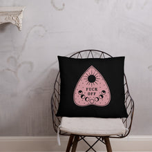 Load image into Gallery viewer, Fuck Off Ouiji Planchette Pillow
