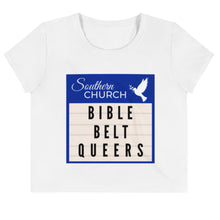 Load image into Gallery viewer, Bible Belt Queers Marquee Crop Top