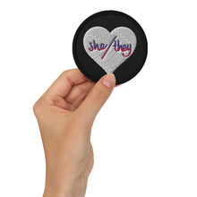 Load image into Gallery viewer, She/They Embroidered Patch