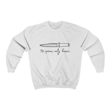 Load image into Gallery viewer, No Spoons Only Knives Unisex Crewneck Sweatshirt