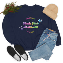 Load image into Gallery viewer, I’m Not Your Manic Pixie Dreamgirl I’m Autistic Unisex Crewneck Sweatshirt