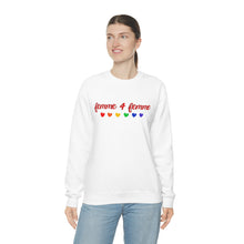 Load image into Gallery viewer, Femme 4 Femme Unisex Crewneck Sweatshirt