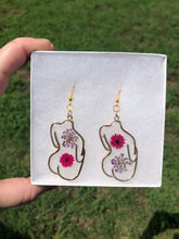 Load image into Gallery viewer, Custom Floral Body Earrings