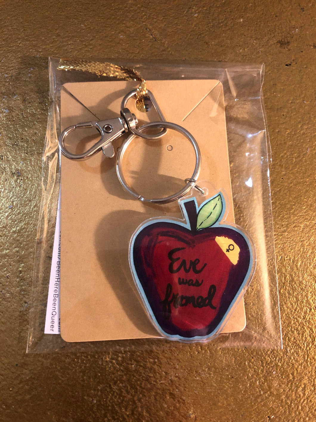 Eve Was Framed Keychain