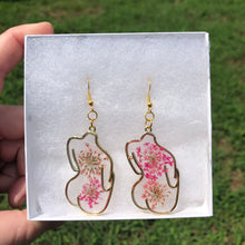 Load image into Gallery viewer, Custom Floral Body Earrings