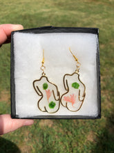 Load image into Gallery viewer, Custom Floral Body Earrings