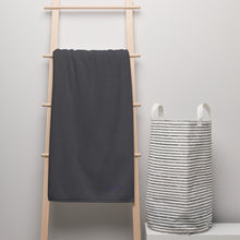 Load image into Gallery viewer, They Them Embroidered Oversized Turkish cotton towel