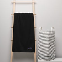 Load image into Gallery viewer, They Them Embroidered Oversized Turkish cotton towel