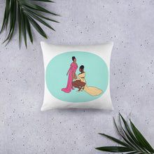 Load image into Gallery viewer, WAP Cardi B & Megan Thee Stallion Silhouette Pillow