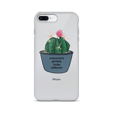 Load image into Gallery viewer, Everyone’s Growth Looks Different Succulent iPhone Case