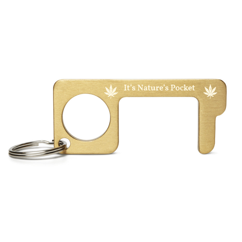Nature’s Pocket Broad City Engraved Brass Touch Tool