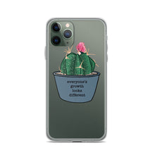 Load image into Gallery viewer, Everyone’s Growth Looks Different Succulent iPhone Case