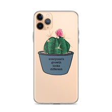 Load image into Gallery viewer, Everyone’s Growth Looks Different Succulent iPhone Case