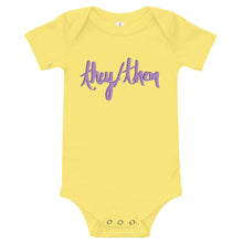 Load image into Gallery viewer, They/Them Baby Onesie