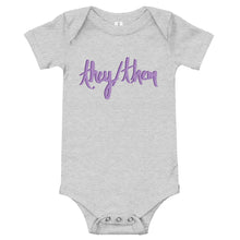 Load image into Gallery viewer, They/Them Baby Onesie