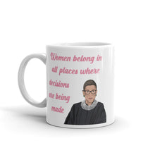 Load image into Gallery viewer, RBG Ruth Bader Ginsburg Quote Mug