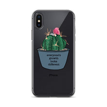 Load image into Gallery viewer, Everyone’s Growth Looks Different Succulent iPhone Case
