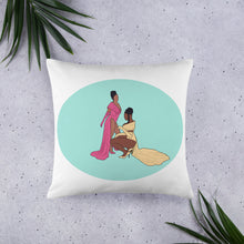 Load image into Gallery viewer, WAP Cardi B & Megan Thee Stallion Silhouette Pillow