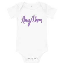 Load image into Gallery viewer, They/Them Baby Onesie