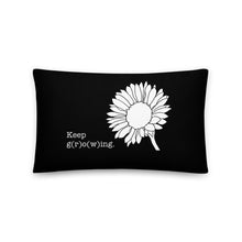 Load image into Gallery viewer, Keep Going Keep Growing Pillow
