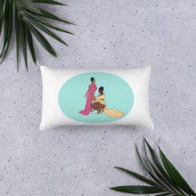 Load image into Gallery viewer, WAP Cardi B & Megan Thee Stallion Silhouette Pillow