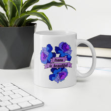 Load image into Gallery viewer, Trans is Beautiful Coffee Mug